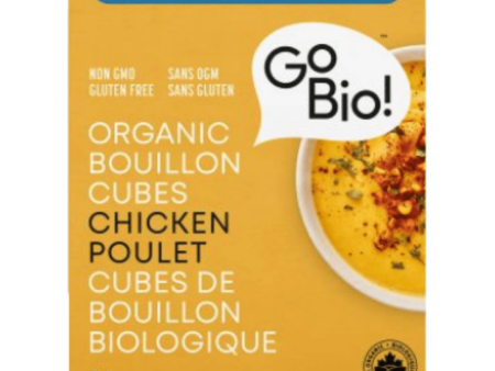 Gobio! - organic bouillon cubes no salt added, chicken, 54 g For Cheap