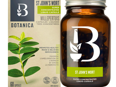 Botanica - st johns wort  60 liquid  capsules Hot on Sale