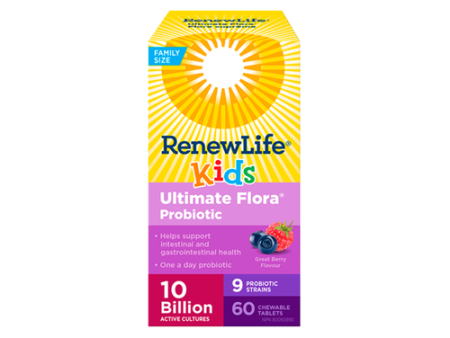 Renew life
 - ultimate flora kids probiotic - 10 billion - 60 chews Fashion