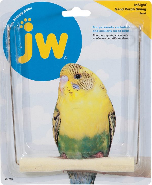 Jw - Small Animal bird - Insight Sand Perch Swing For Sale