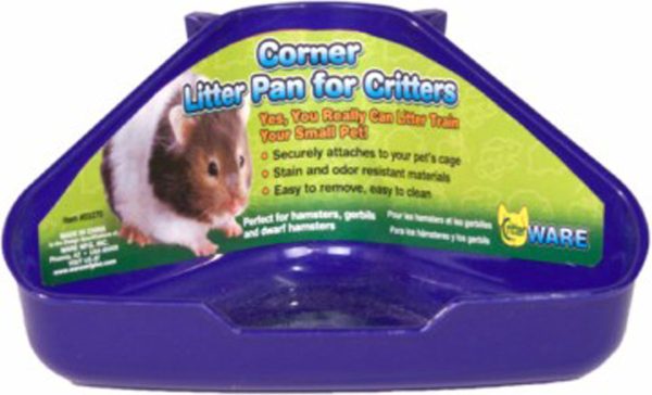 Ware Mfg. Inc. Bird sm An - Corner Litter Pan For Critters Online Hot Sale