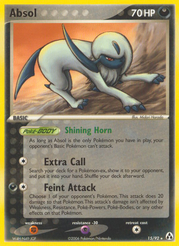 Absol (15 92) [EX: Legend Maker] Supply