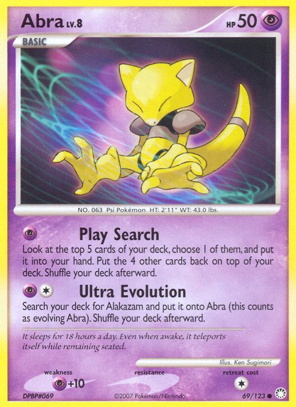 Abra (69 123) [Diamond & Pearl: Mysterious Treasures] Sale