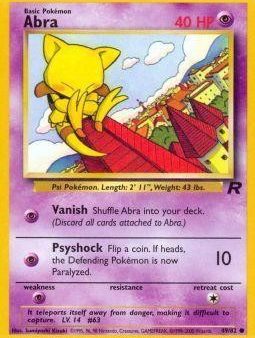 Abra (49 82) [Team Rocket Unlimited] on Sale