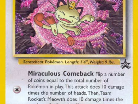 Team Rocket s Meowth (18) [Wizards of the Coast: Black Star Promos] Supply