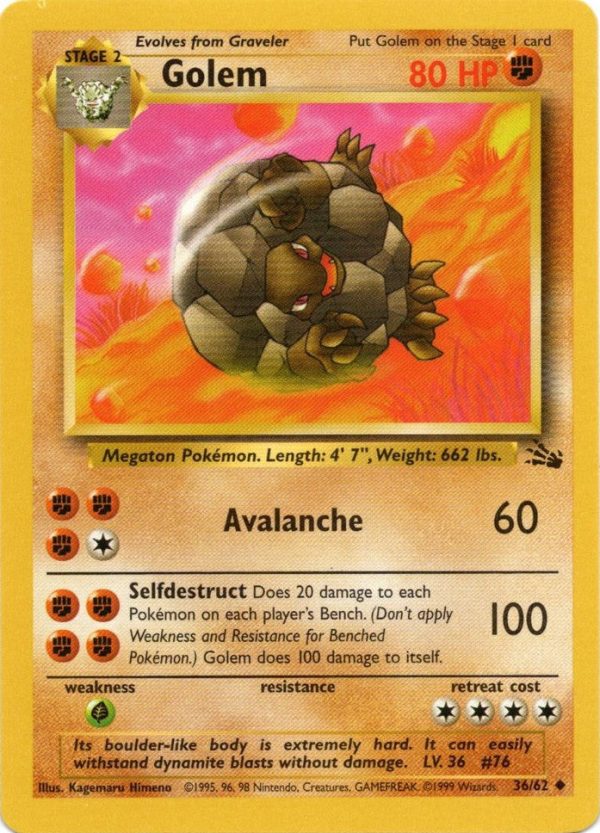 Golem (36 62) [Fossil Unlimited] Sale