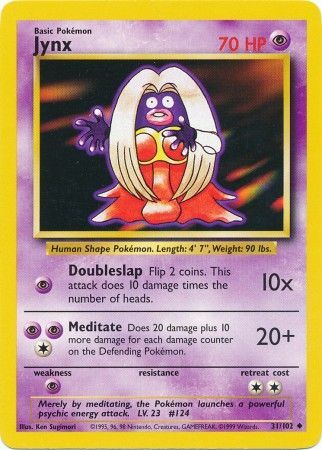 Jynx (31 102) [Base Set Unlimited] For Cheap