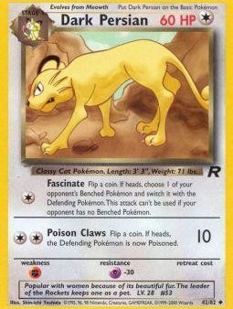 Dark Persian (42 82) [Team Rocket Unlimited] For Sale