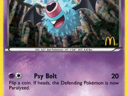 Woobat (7 12) [McDonald s Promos: 2012 Collection] Supply