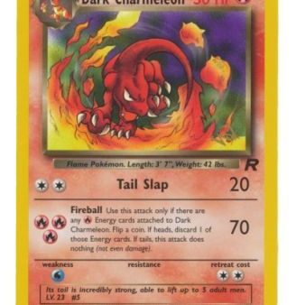 Dark Charmeleon (32 82) (W Stamped Promo) [Team Rocket Unlimited] For Sale