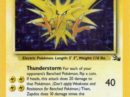 Zapdos (15 62) [Fossil Unlimited] Online now