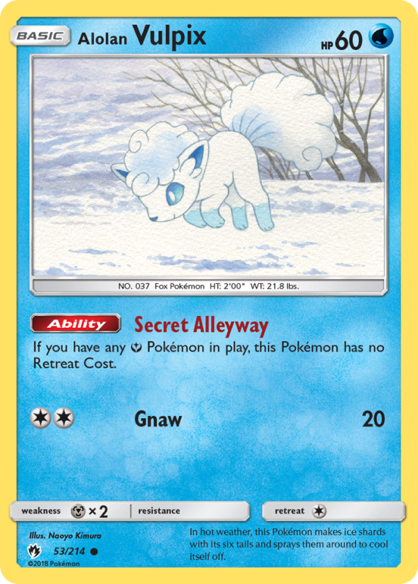 Alolan Vulpix (53 214) [Sun & Moon: Lost Thunder] Online Hot Sale